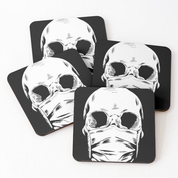 Item preview, Skull Wearing Mask designed and sold by blacksnowcomics.