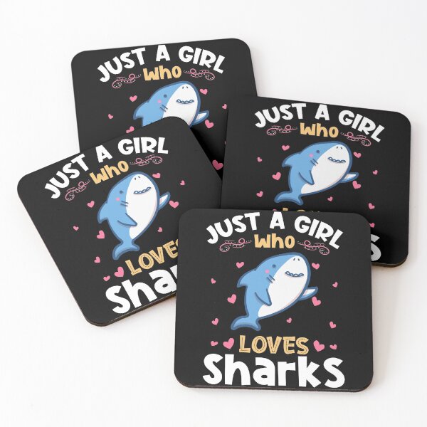 Item preview, Shark Girl Just a Girl who Loves Sharks designed and sold by Hananiah Merch.