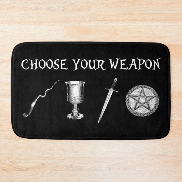 Item preview, Choose Your Weapon - Occult Magical Witch Tools (Black and White VARIANT) designed and sold by Occult Designs.
