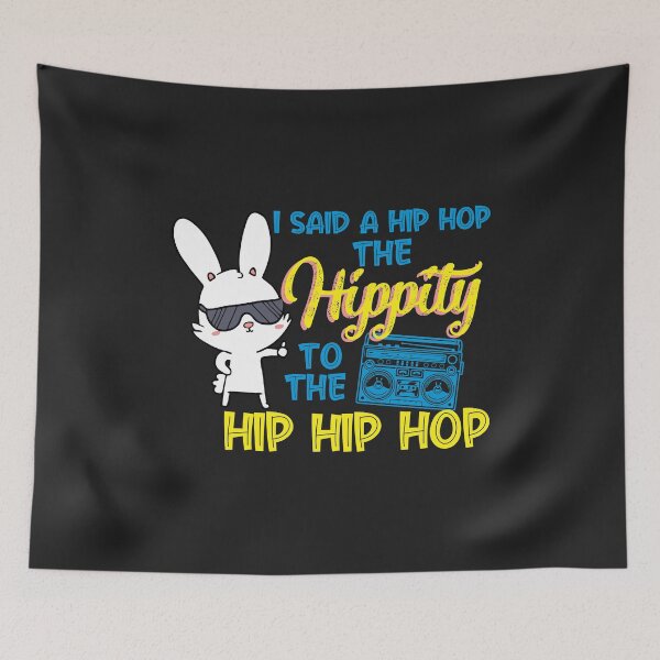 Item preview, Hip Hop The Hippity cute Easter bunny gift for toddlers designed and sold by hadleydesigns.