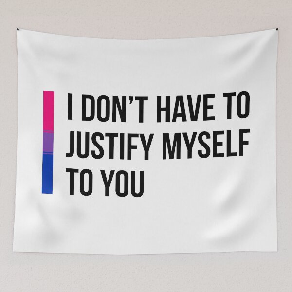 Item preview, Bi: I Don't Have to Justify Myself to You designed and sold by ResonantColors.