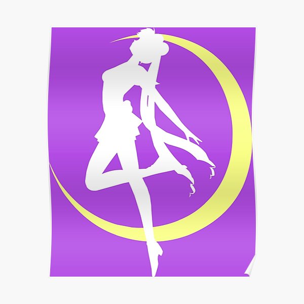 Sailor Moon logo clean Poster