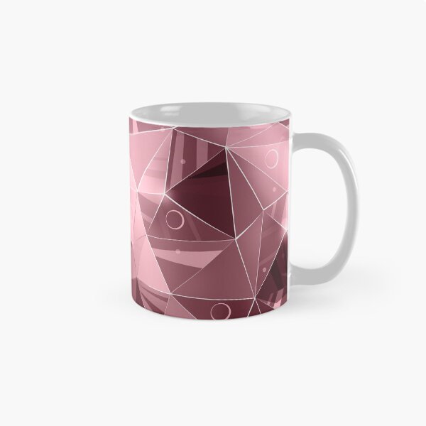 Item preview, Abstract polygonal pattern.Pink, brown, beige triangles. designed and sold by marinaklykva.