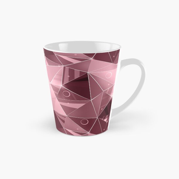 Item preview, Abstract polygonal pattern.Pink, brown, beige triangles. designed and sold by marinaklykva.