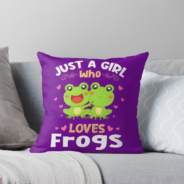 Item preview, Just a Girl who Loves Frogs Gift designed and sold by Hananiah Merch.