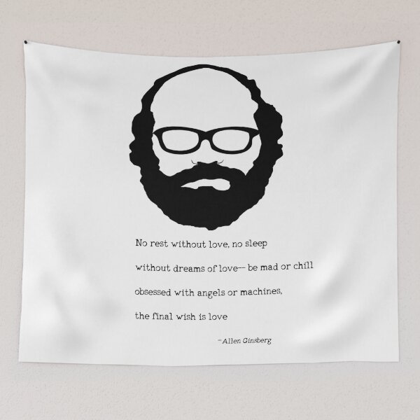 Item preview, Allen Ginsberg  Quote designed and sold by The Dead  Writers Circle.