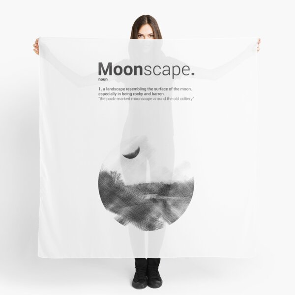 Luke Roberts / Moonscape / Cross Hatch Scarf