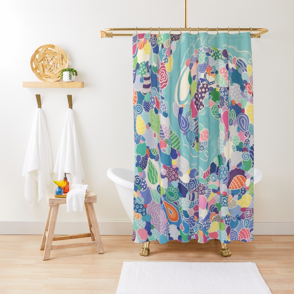 Sweeping Medley Shower Curtain