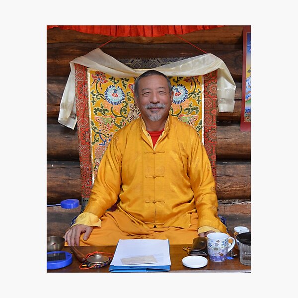 Our spiritual director, Zasep Tulku Rinpoche Photographic Print