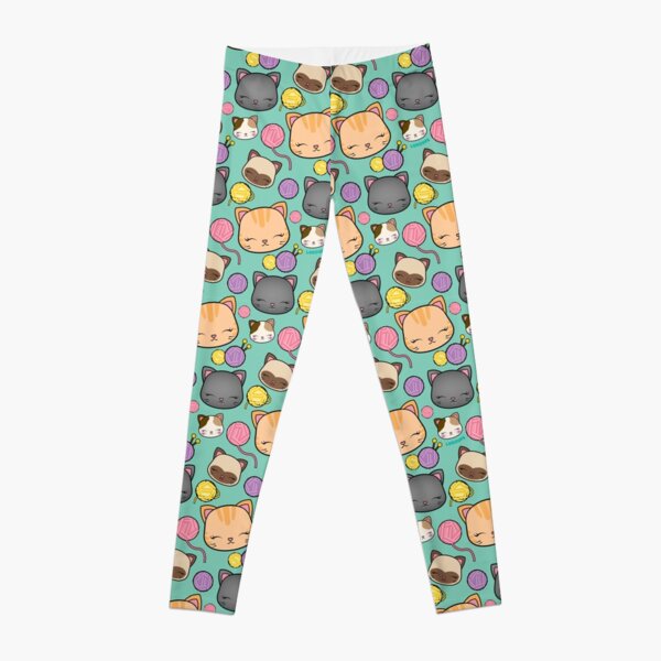 Knitten and the Craft Club Cats Leggings