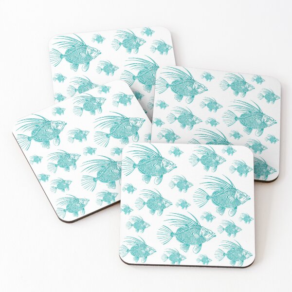 Item preview, Blue school of fish designed and sold by Elena Casiglio.