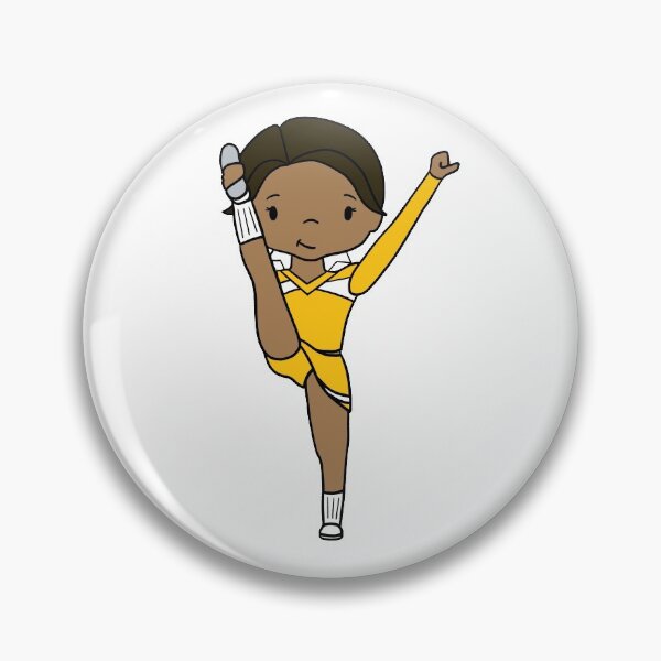 Item preview, Gold Cheerleader Liberty designed and sold by thespeckledsink.