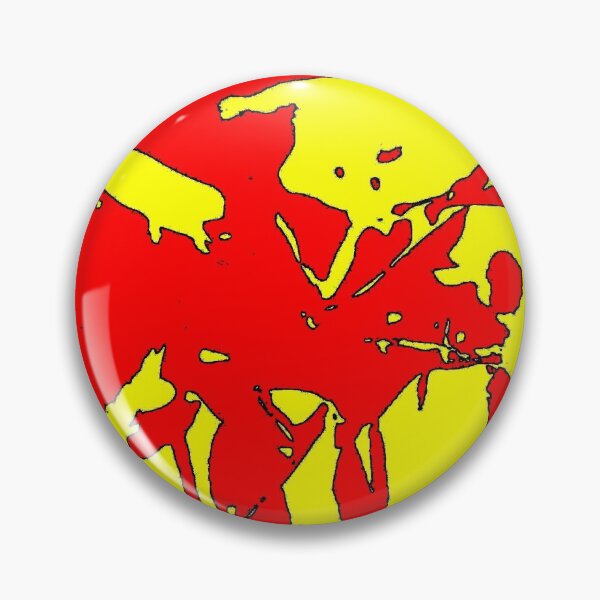 Item preview, Pixelated Lava Splotch  designed and sold by GrudleBay.