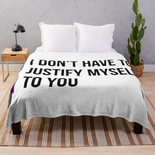 Item preview, Gray Asexual: I Don't Have to Justify Myself to You designed and sold by ResonantColors.