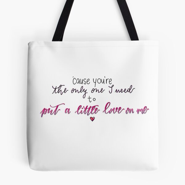 Item preview, Quote from song: "Put A Little Love On Me" by Niall Horan digital lettering designed and sold by averycooluser.
