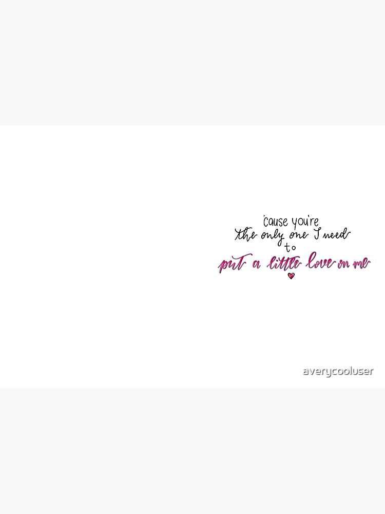 Why's loving you not fair? quote from song Everywhere by Niall Horan  digital lettering Sticker Sticker for Sale by averycooluser