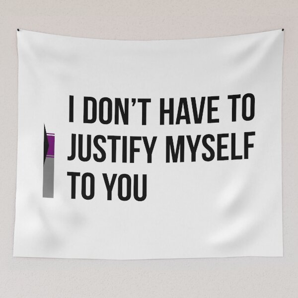 Item preview, Demisexual: I Don't Have to Justify Myself to You designed and sold by ResonantColors.