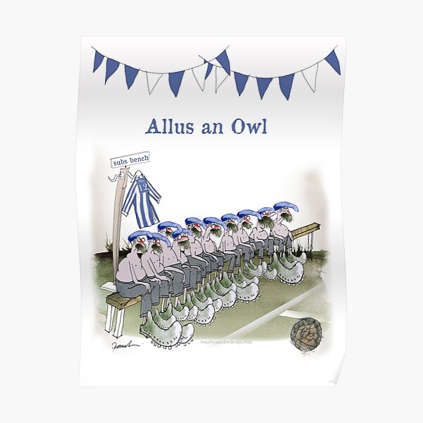 SHEFFIELD Allus an Owl Poster