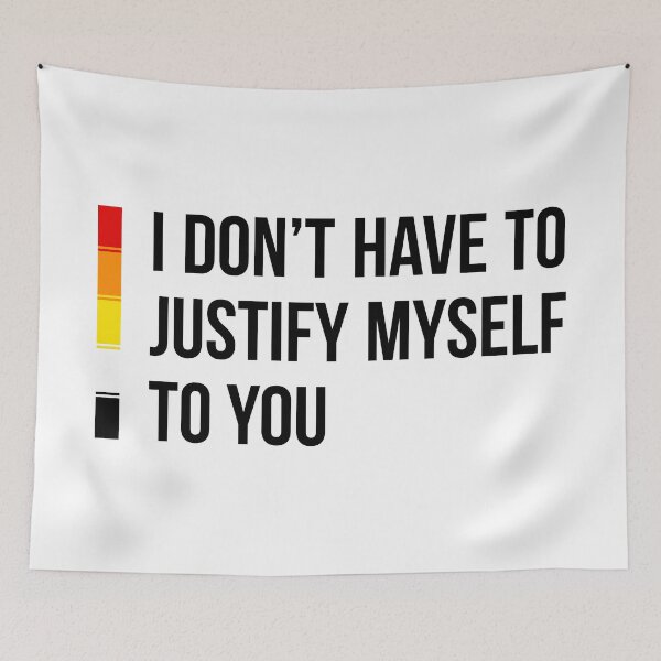 Item preview, Akoi: I Don't Have to Justify Myself to You designed and sold by ResonantColors.