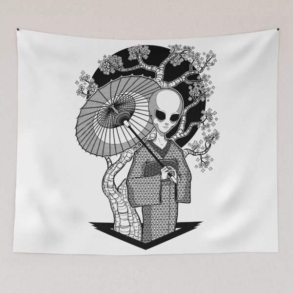 Item preview, The alien Geisha designed and sold by ToleStyle.