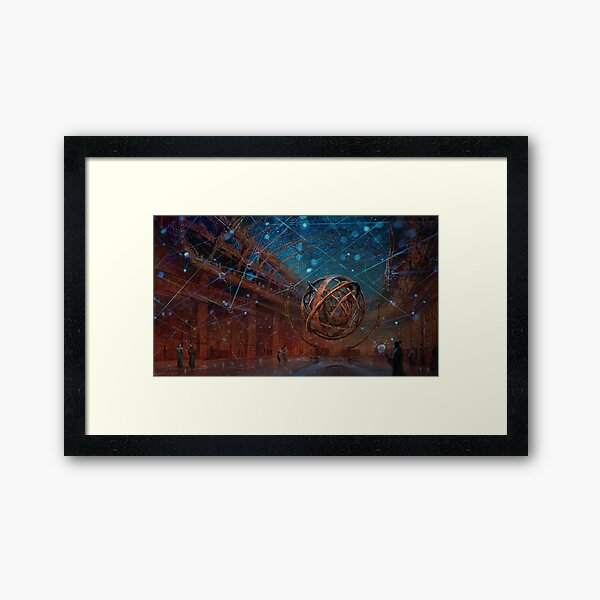 Grand Armillary Wizards Orrery Framed Art Print