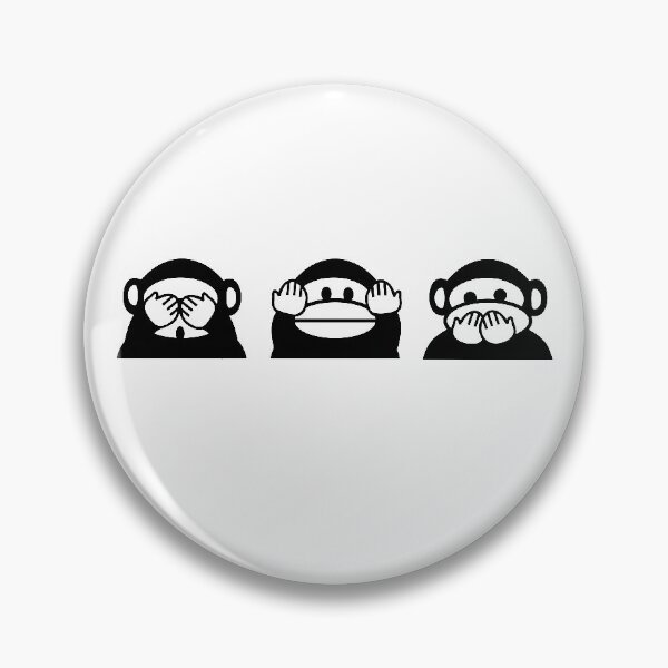 Item preview, The three monkeys designed and sold by spontania.
