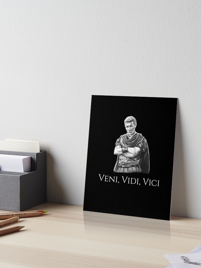 Gaius Julius Caesar Quote Veni Vidi Vici SPQR Ancient Roman History |  Essential T-Shirt