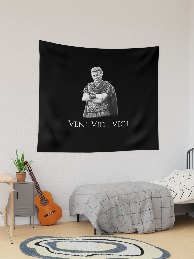 Gaius Julius Caesar Quote Veni Vidi Vici SPQR Ancient Roman History |  Essential T-Shirt