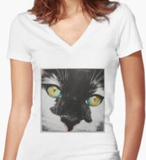 Dovahkiin Women's Fitted V-Neck T-Shirt