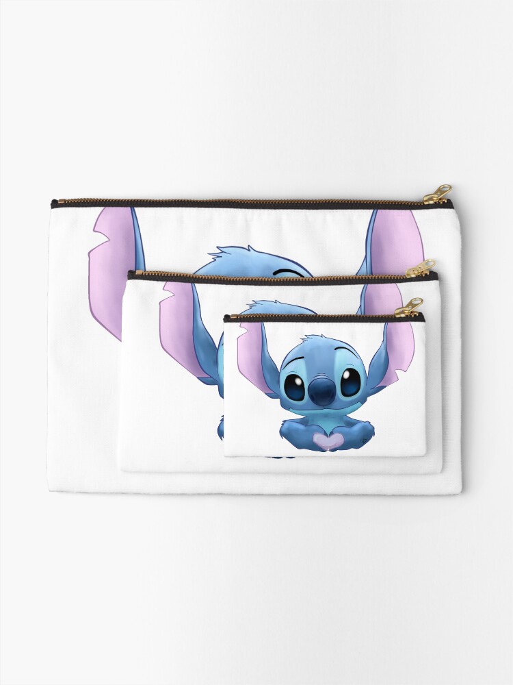 Alternate view of Stitch Heart Zipper Pouch