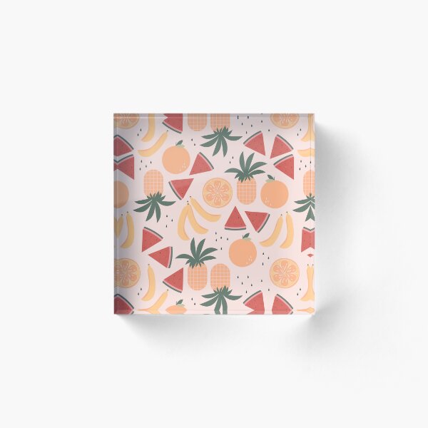 Fruit salad Acrylic Block