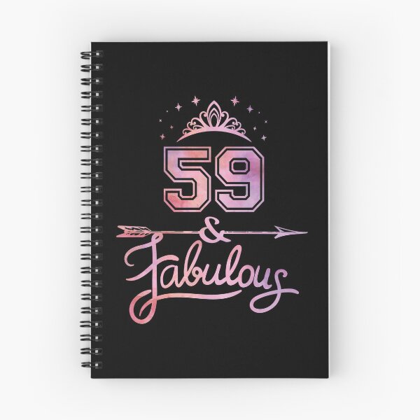 Item preview, Women 59 Years Old And Fabulous Happy 59th Birthday product designed and sold by Grabitees.