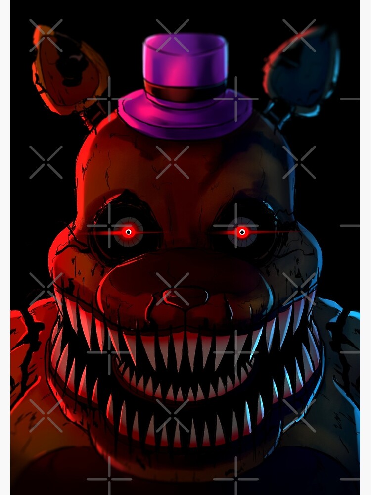 Nightmare Fredbear (Five Nights at Freddy's) Poster for Sale by