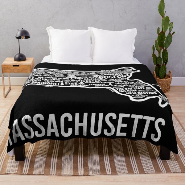 Item preview, Massachusetts Map designed and sold by fiberandgloss.