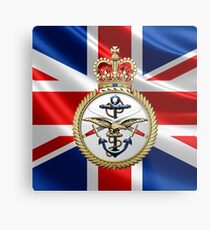 British Armed Forces Emblem 3D Metal Print