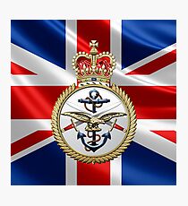 British Armed Forces Emblem 3D Photographic Print