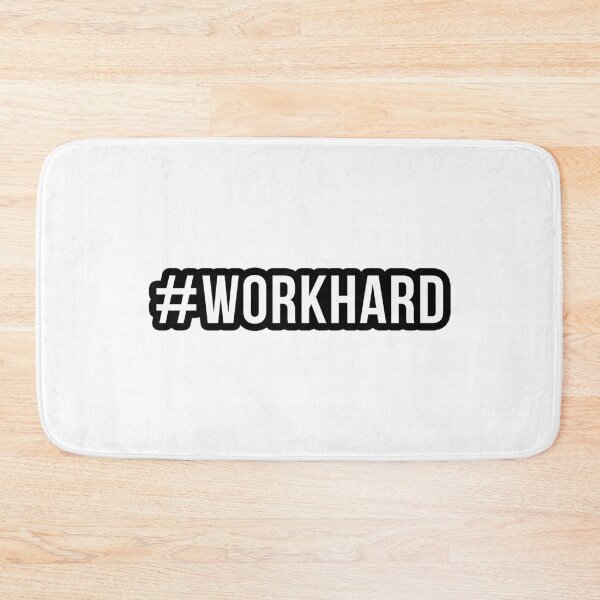 Item preview, Work Hard Hashtag designed and sold by maniacfitness.