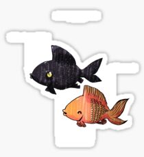 Anatomy of a Goldfish Sticker