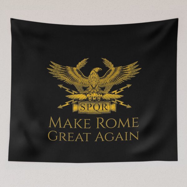 Item preview, Make Rome Great Again Legionary Aquila Motivational Ancient Rome SPQR Eagle Standard designed and sold by Styrman.
