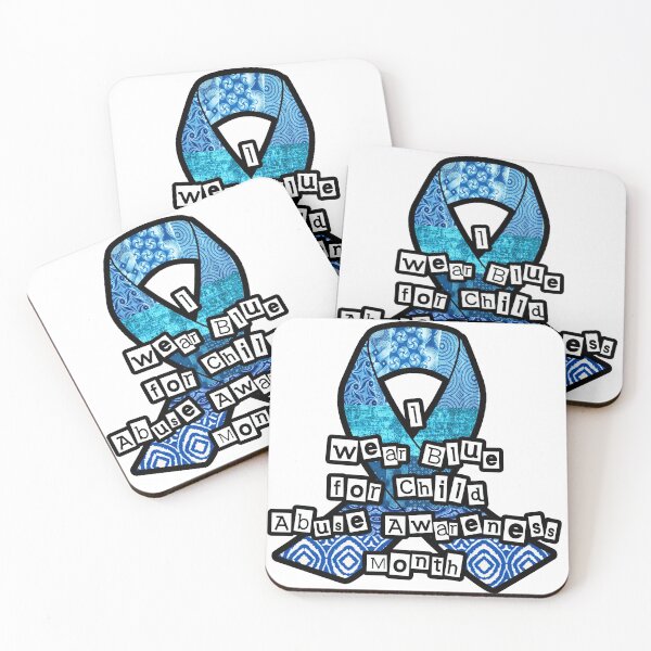 Item preview, I wear blue for child abuse awareness month designed and sold by artbyomega.
