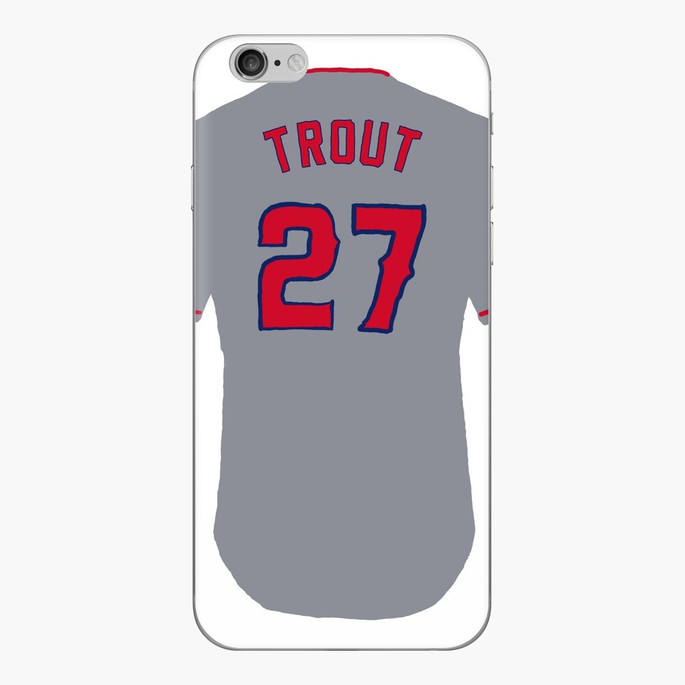 Mike Trout Jersey  Greeting Card for Sale by athleteart20