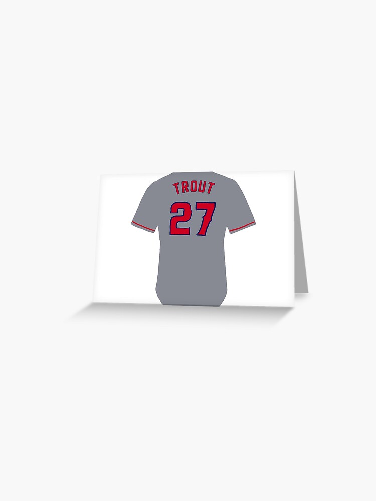 mike trout jersey shirt