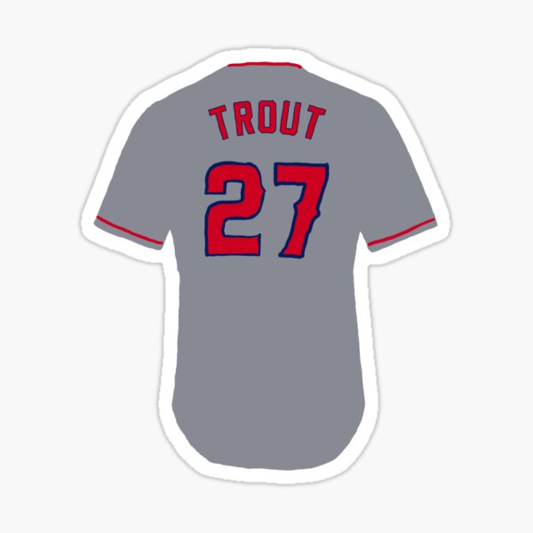Mike Trout Jersey ' Art Print for Sale by athleteart20