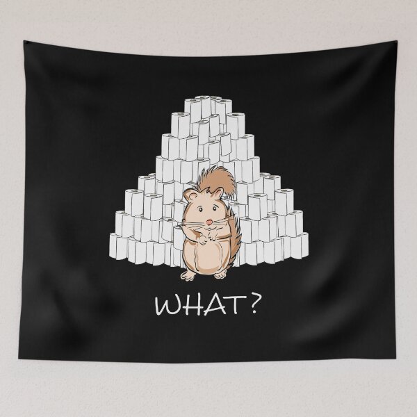 Item preview, Toilet paper panic buy cute squirrel designed and sold by Teecha.