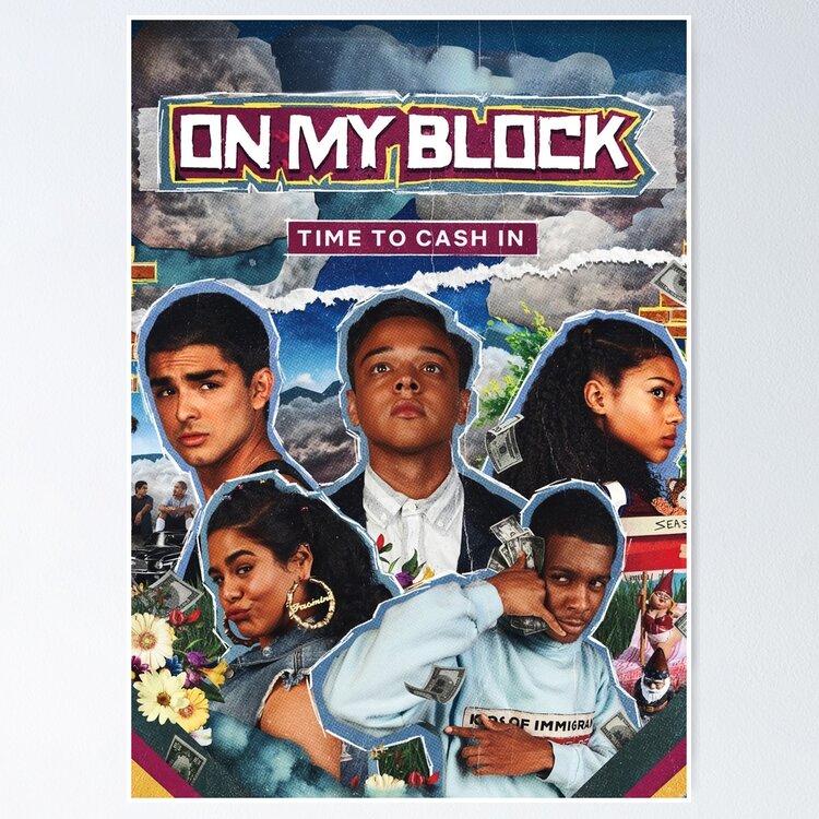 On My Block 2 Movie 2021 Action Drama Painting Print Wall Art - POSTER 20x30