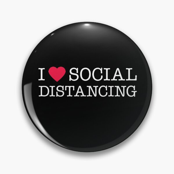 Item preview, Copy of I Love Social Distancing, I Love Social Distancing, Keep Safe Distance, Keep Distance, Social Awareness, Be Responsible  designed and sold by BKLS.