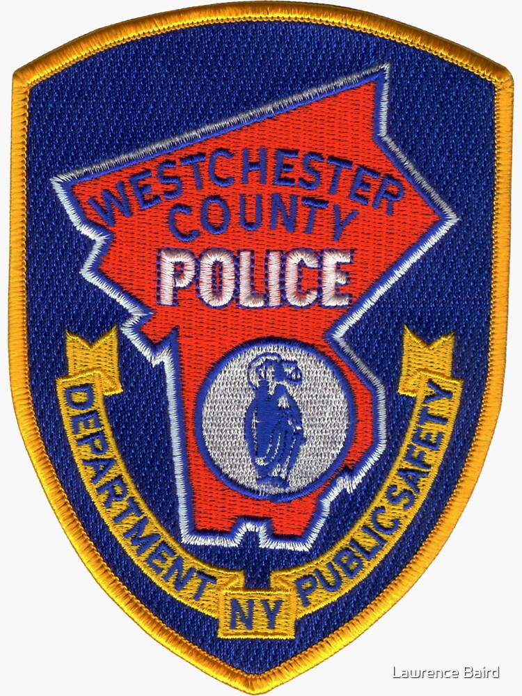 "Westchester County Police" Sticker by lawrencebaird Redbubble