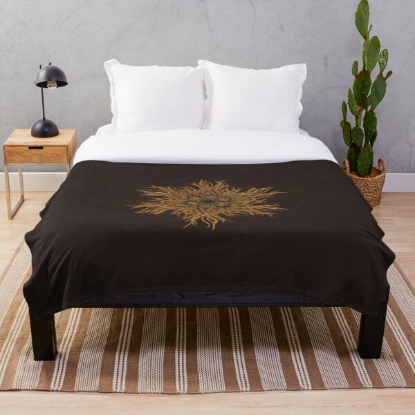 3D Mandala Cthulhu Lovecraft Eldritch Octopus Throw Blanket