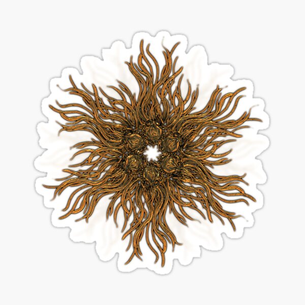 3D Mandala Cthulhu Lovecraft Eldritch Octopus Sticker