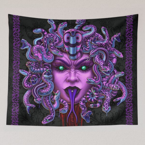 Item preview, Pastel Goth Mocking Medusa designed and sold by Abysm Internal.